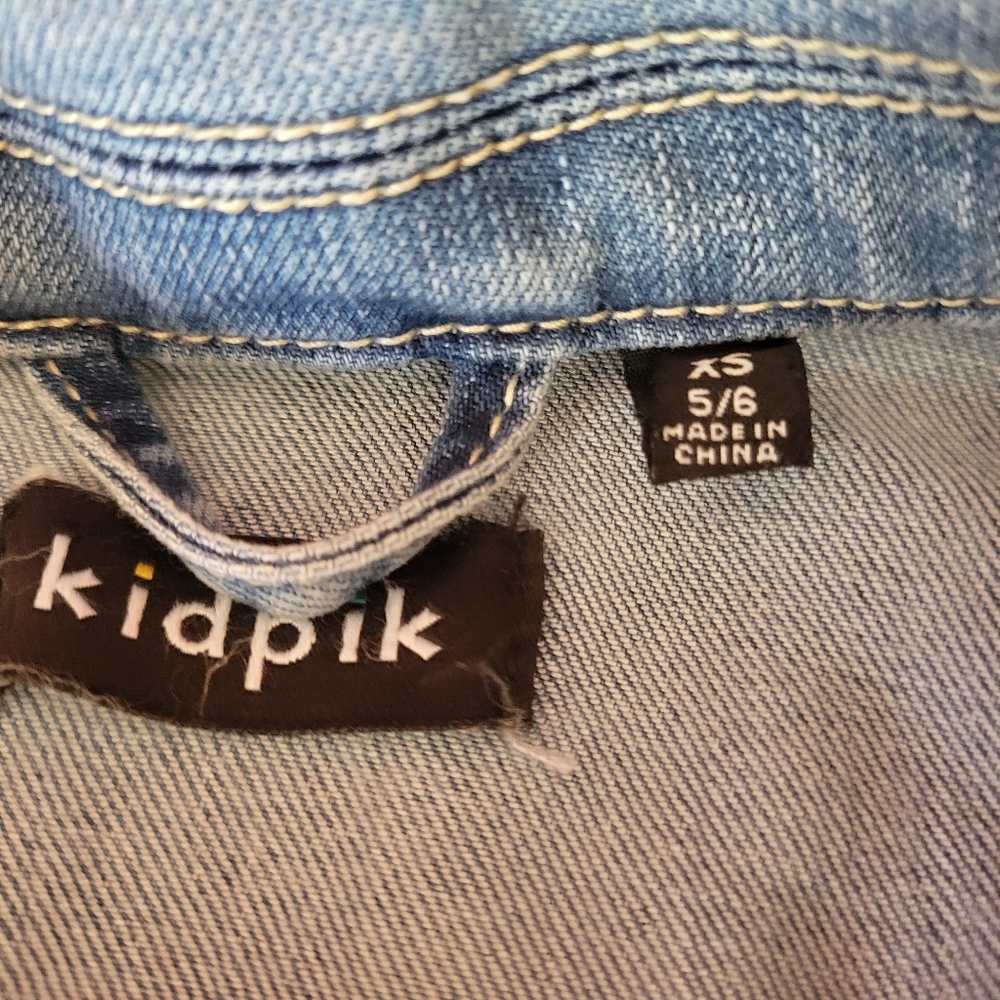5/6 Jean Jacket Bling - Picture 2 of 3